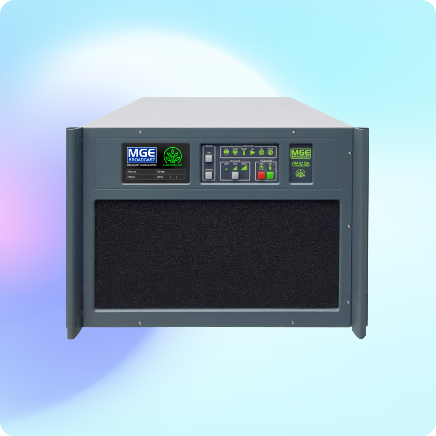 MGE BROADCAST: Transmissor FM12.5sL
